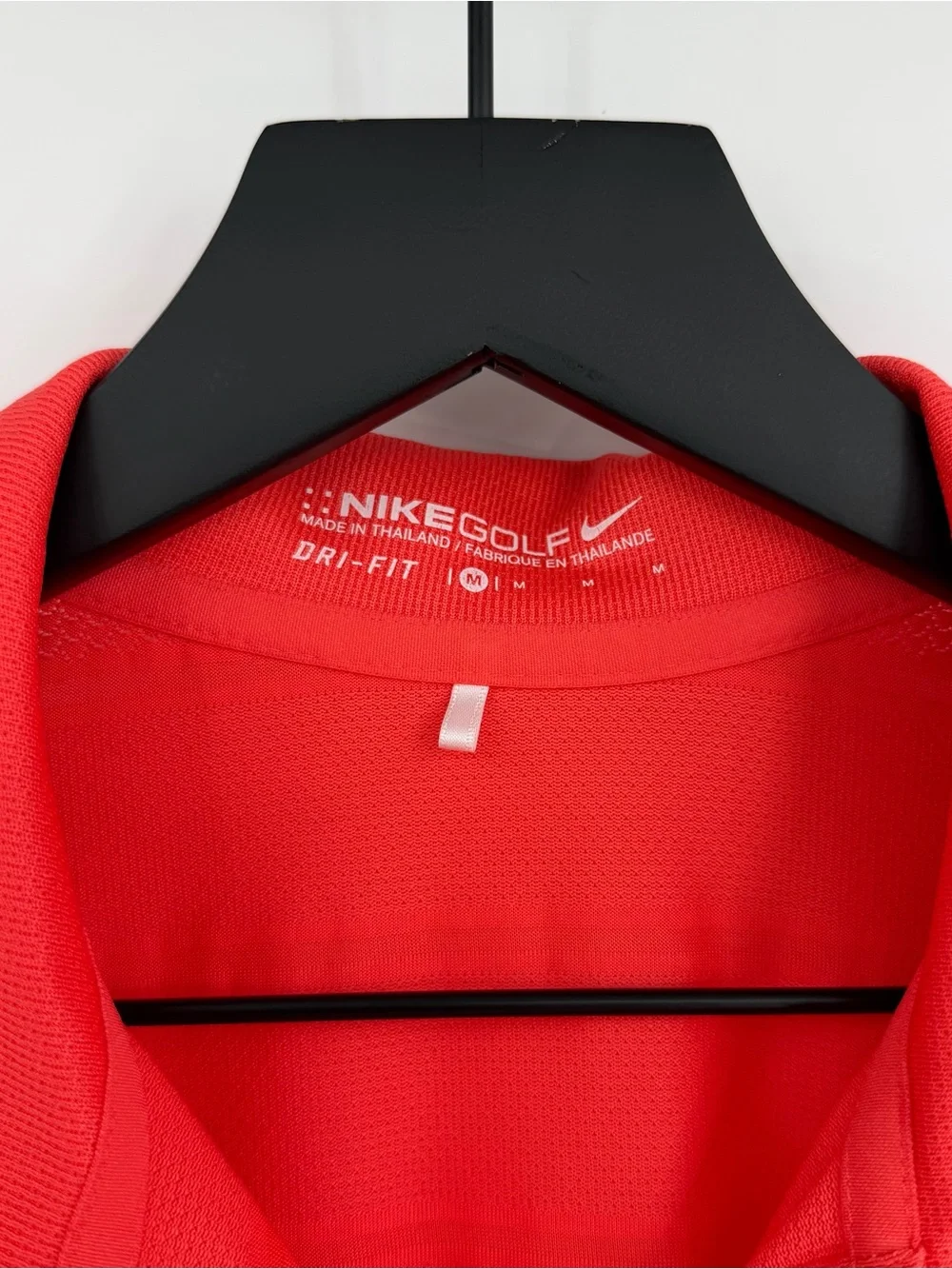 NIKE GOLF Polo Neon Coral M